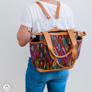 🌺HUMBLE HILO BOHO GUATEMALAN CONVERT BACKPACK🌺